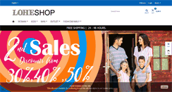 Desktop Screenshot of loheshop.com