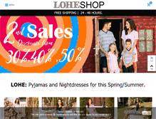 Tablet Screenshot of loheshop.com